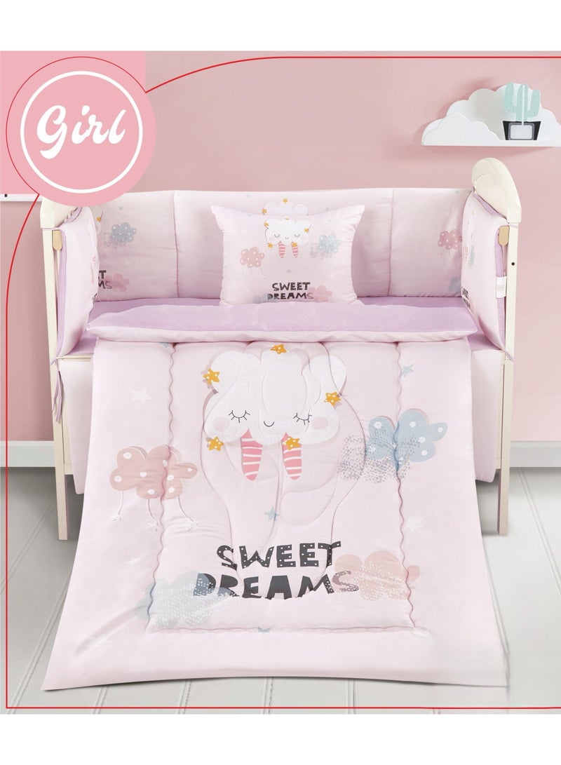 هورس مفرش حواجز سرير اطفال 5 قطع صيفي ليمنح طفلك الراحة - Image 1