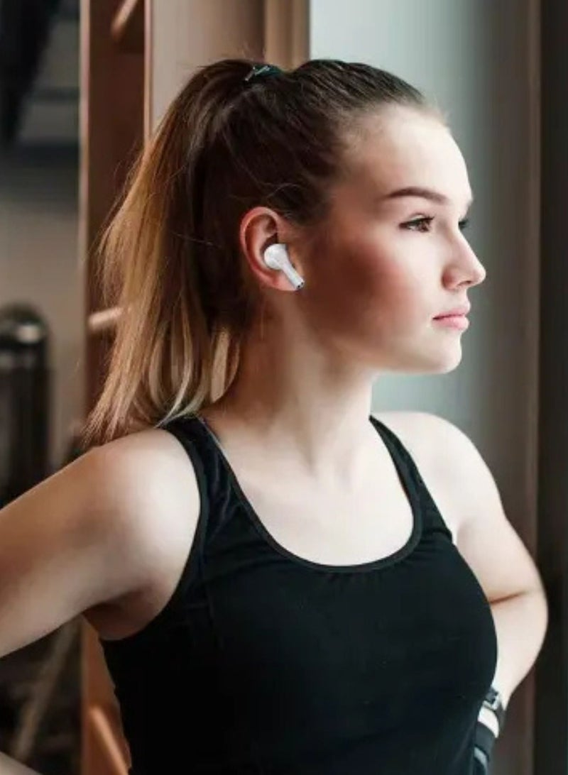 Soundtec Wonder TWS ANC Earphone with Touch Screen, Lightweight & Compact, Bluetooth V5.4, Remote Camera Trigger, Integrated Flashlight - White