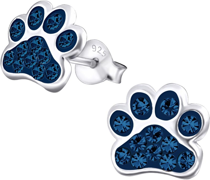 ICYROSE 925 Sterling Silver Paw Print Stud Earrings (Choose Your Style) (Nickel Free) - Image 1