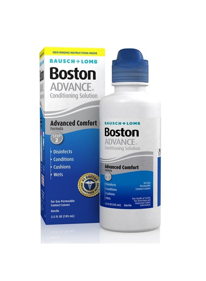 Boston ADVANCE Conditioning Solution, from Bausch + Lomb, 3.5 Fl Oz (Pack of 2)  - Image 1