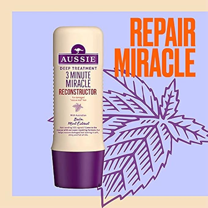 Aussie DEEP TREATMENT 3 MINUTE MIRACLE RECONSTRUCTOR CONDITIONER, 250ML - Image 2