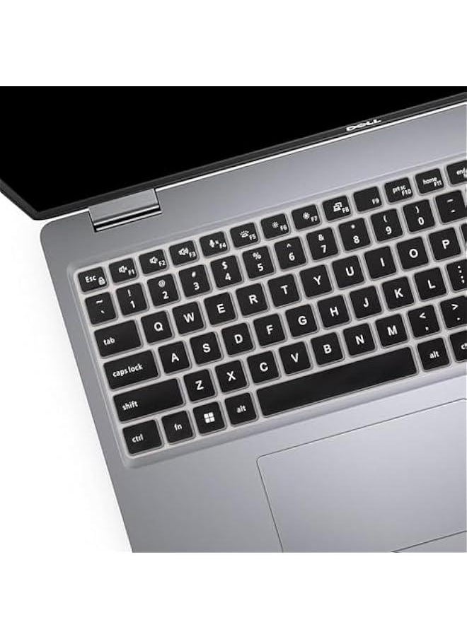 Black Keyboard Cover for Dell Latitude and Precision 15.6 Laptop Series 2022-2025 Skin Protector