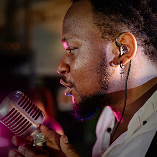 Xvive T9 in-Ear Monitor Headphones Dual Knowles BA Drivers IEM for Studio, Band Rehearsal, Live Performance (T9) - Image 5