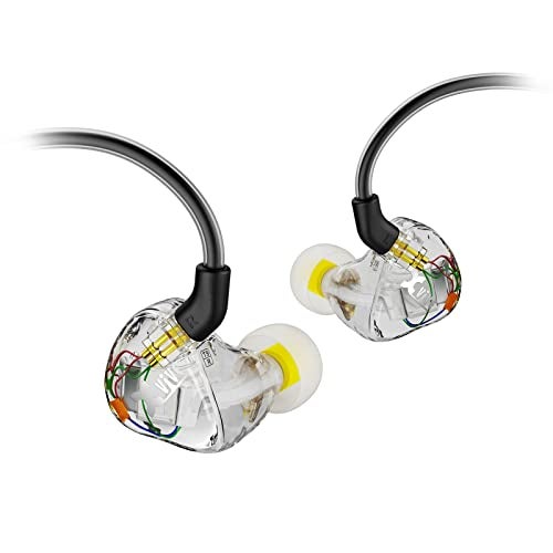 Xvive T9 in-Ear Monitor Headphones Dual Knowles BA Drivers IEM for Studio, Band Rehearsal, Live Performance (T9) - Image 1