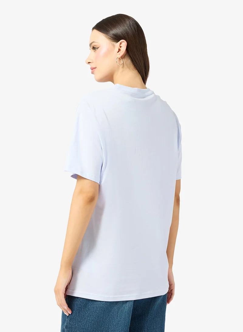 CONVERSE Standard Fit Star Chevron Embroidered T-Shirt