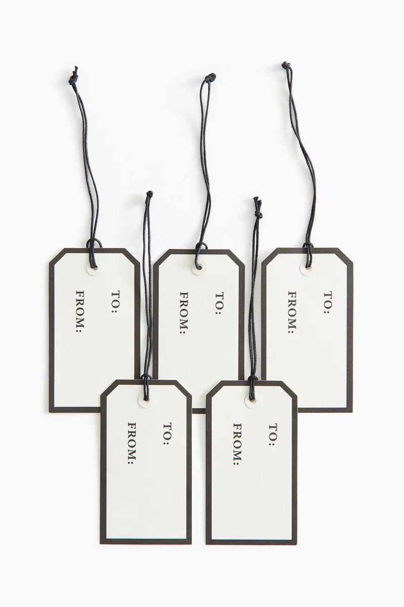 اتش اند ام ملصقات بطاقات هدايا- عبوة من