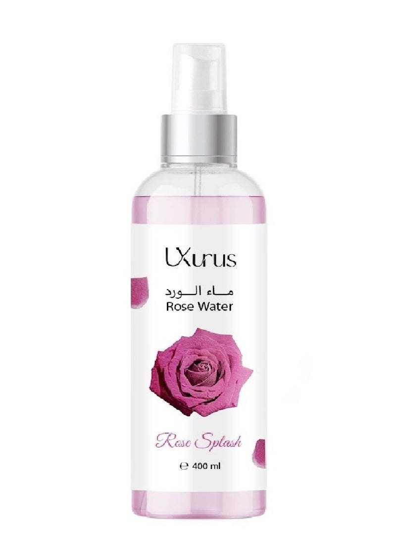 LXurus - Rose Water Skin Rose Splash - 400 ml - Image 1