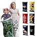 Shop Square Potato Sack Race Bags Yard Games Durable Interwoven Plastic Fun Meme Designs Family Games For Kids And Adults Party Supplies Easter BBQ Picnic Holiday Set Of 8 23 x 40 - Image 3