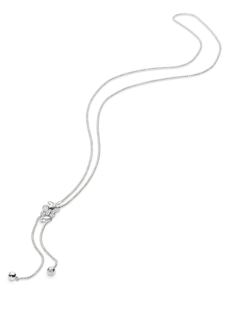PANDORA - Sparkling erfly Y-Necklace,Product Code: 397911CZ-80,80cm - Image 1