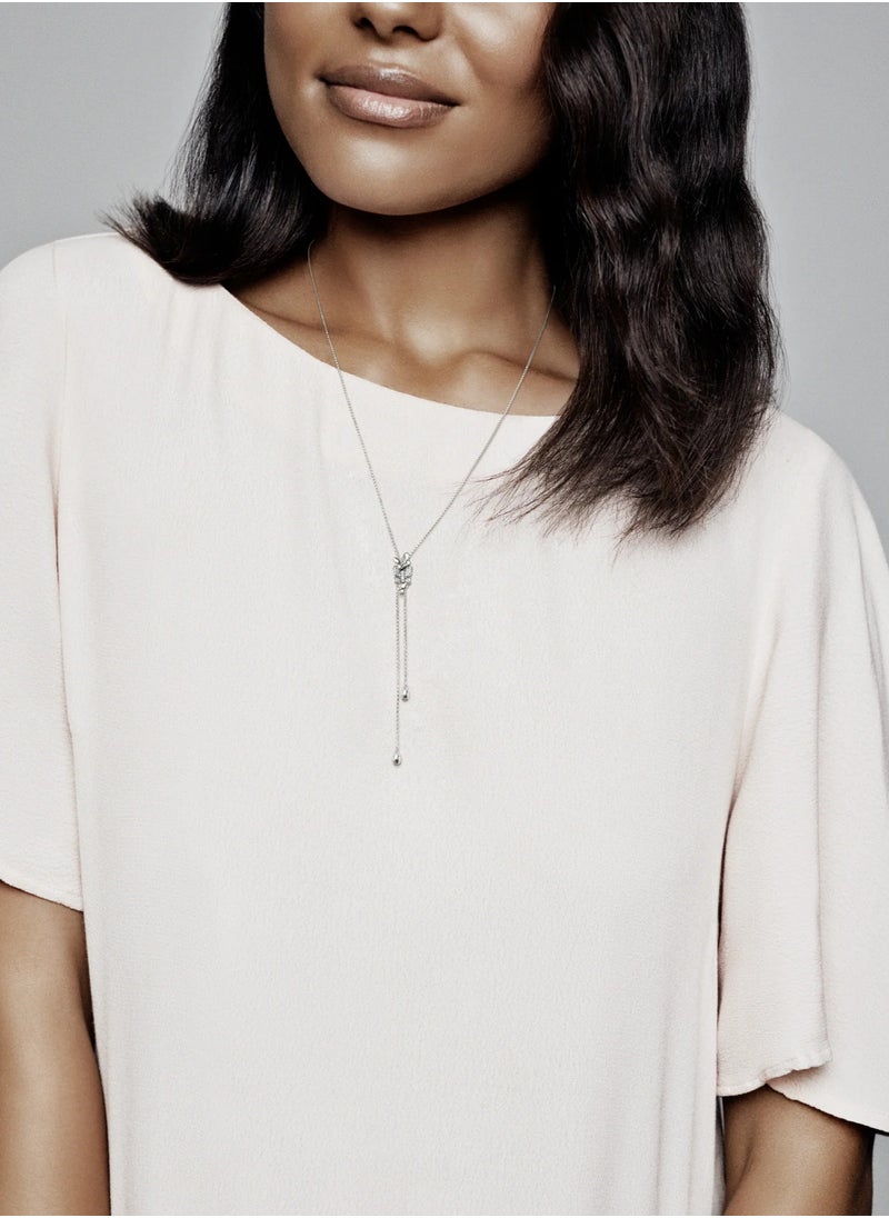 PANDORA - Sparkling erfly Y-Necklace,Product Code: 397911CZ-80,80cm - Image 1
