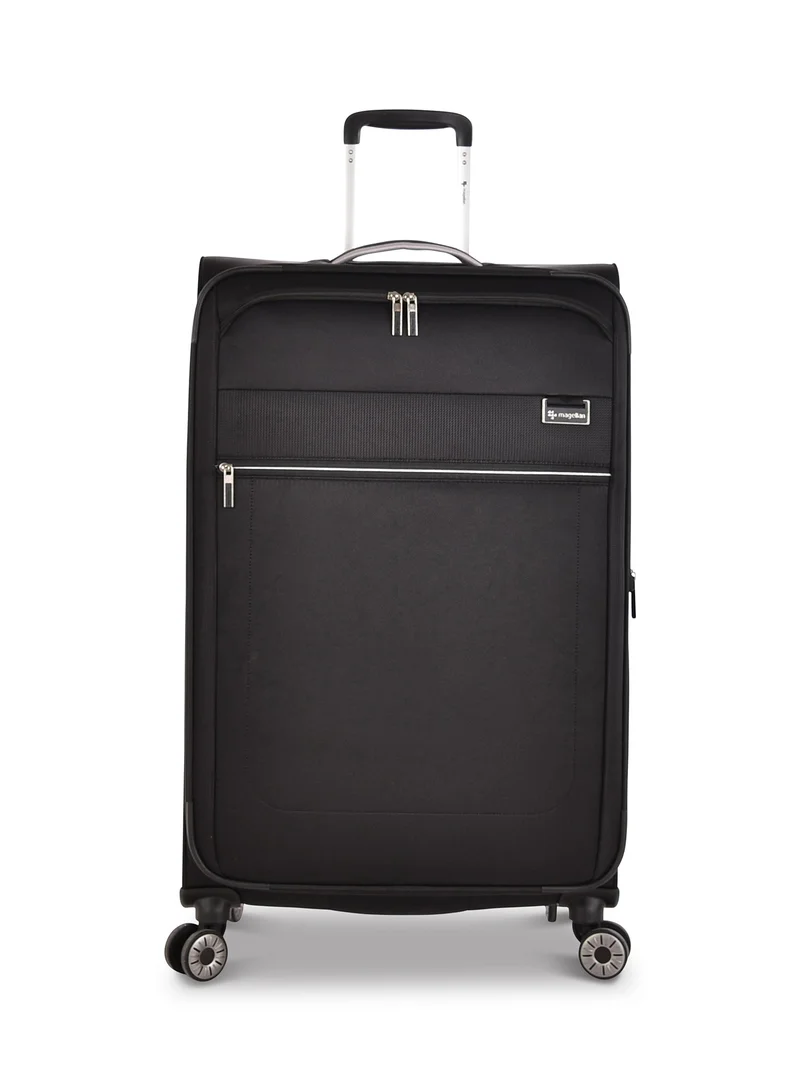 MAGELLAN Magellan Fabric Luggage Trolley Travel Bag 3Pc Set Size 20/24/28 Inch Black