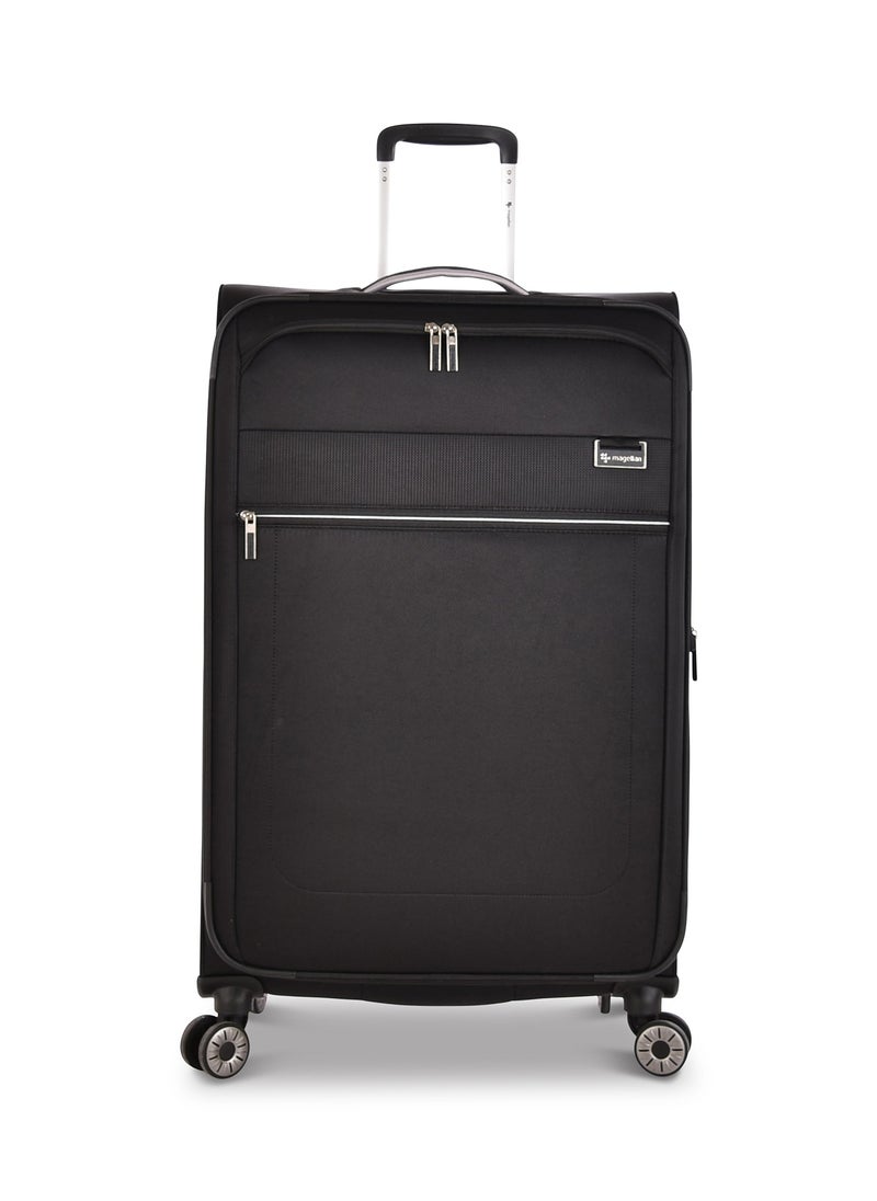 MAGELLAN Magellan Fabric Luggage Trolley Travel Bag 3Pc Set Size 20/24/28 Inch Black  - Image 2