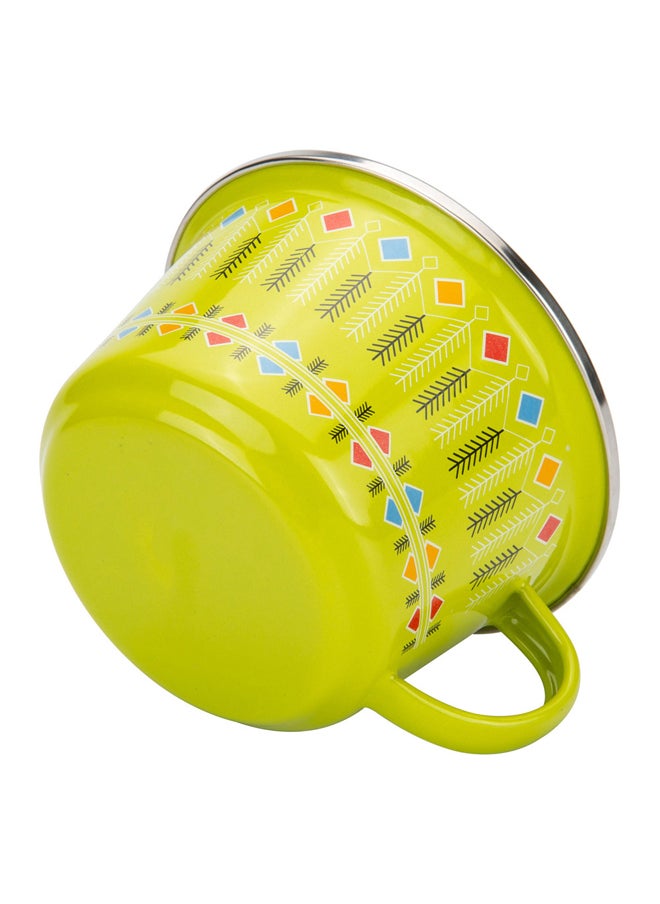 AL SANIDI Najdi inscription cup, Coffee cup for trips and travel, Green, 340 ml  - Image 4