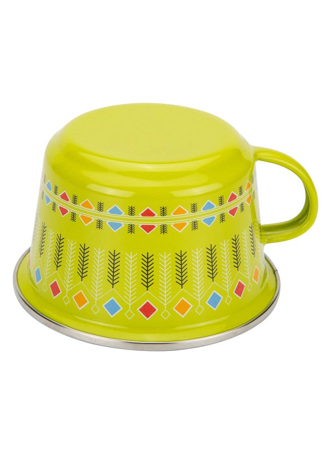 AL SANIDI Najdi inscription cup, Coffee cup for trips and travel, Green, 340 ml  - Image 2