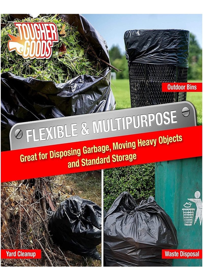 أكياس قمامة بلاستيكية كبيرة الحجم، 40 قطعة - Image 2