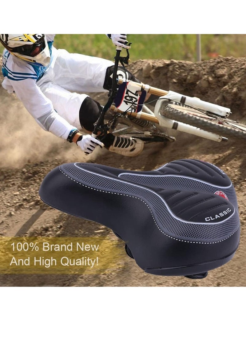 Bukela Bicycle Saddle,Reflective Shock Bike Saddle Bicycle Seat Breathable Rainproof  Road Mountain  Accessory  - Image 3