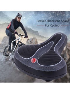 Bukela Bicycle Saddle,Reflective Shock Bike Saddle Bicycle Seat Breathable Rainproof  Road Mountain  Accessory  - Image 4