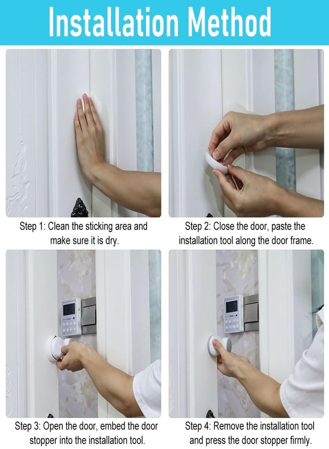 Prplet Door Stopper for Kids Safety - Child Finger Pinch Guard, Anti-Slam Rubber Door Safety Stopper for Baby Proofing Home (2 Pcs) - Image 5