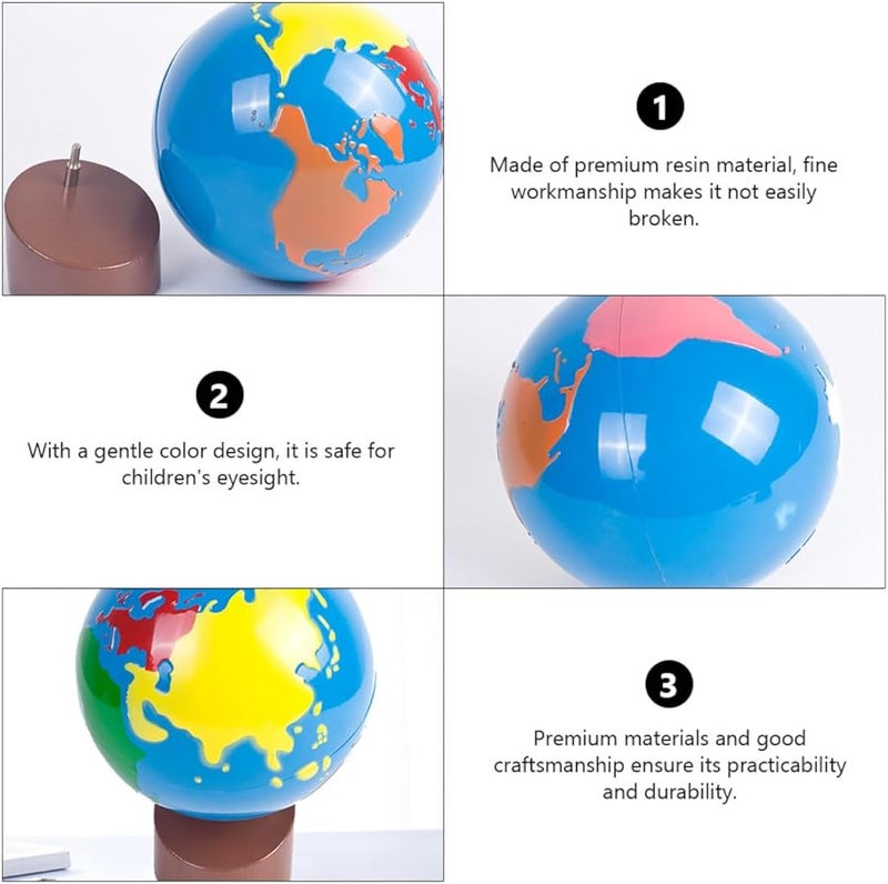 كرة فيكاسكي التفاعلية للعالم - أداة تعليمية جغرافية للأطفال - Image 4