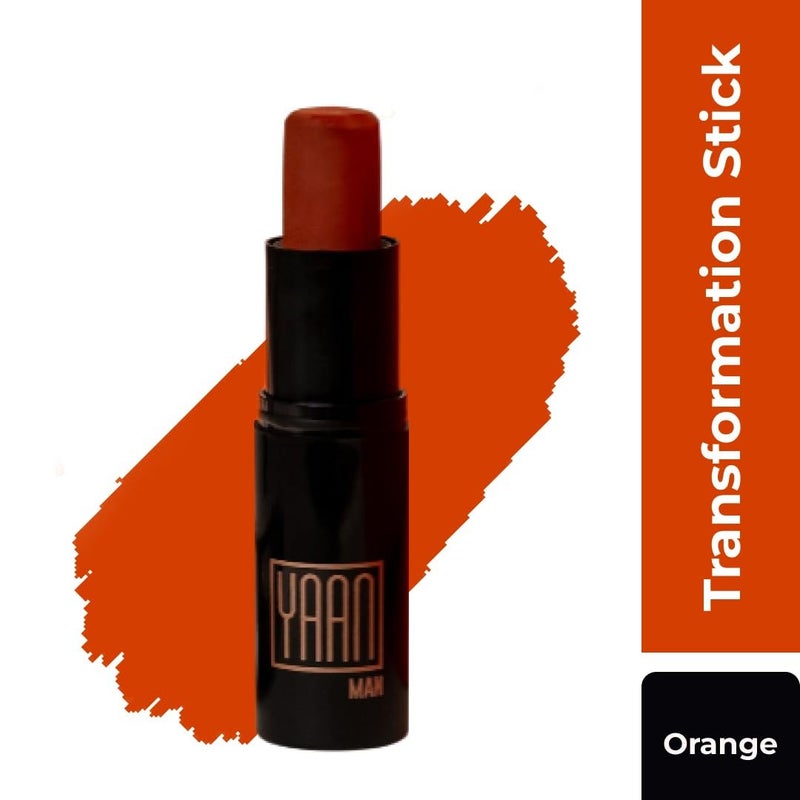 YAAN MAN Transformation Stick Suitabe For All Skin Types Medium Coverage Orange Color Corrector To Erase Natural Dark Circles With Chia And Avocado Oil 44 Gm - Image 2