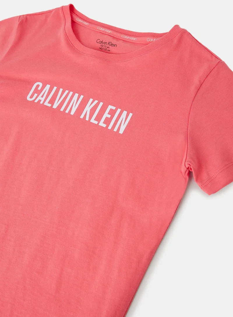 CALVIN KLEIN Youth 2 Pack Logo Print T-Shirt