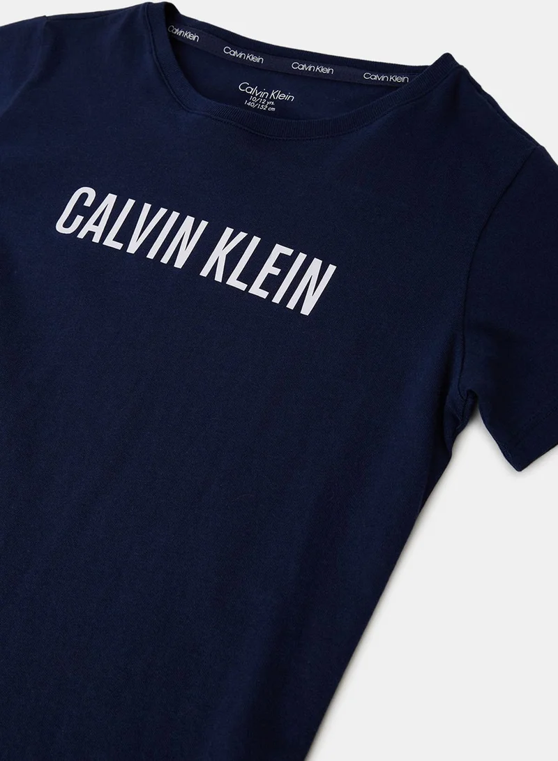 CALVIN KLEIN Youth 2 Pack Logo Print T-Shirt