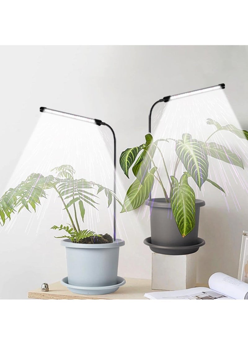 Generic 2Pack Plant Grow Light for Indoor Plants 6000K Full Spectrum Gooseneck Growing Lamp with Dimmable and Auto Timer 4 8 12H LED Grow Light for Indoor Pot Plants Bonsai Plant Houseplants  - Image 1