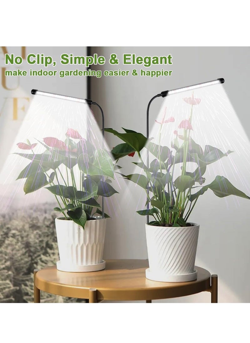 Generic 2Pack Plant Grow Light for Indoor Plants 6000K Full Spectrum Gooseneck Growing Lamp with Dimmable and Auto Timer 4 8 12H LED Grow Light for Indoor Pot Plants Bonsai Plant Houseplants  - Image 2