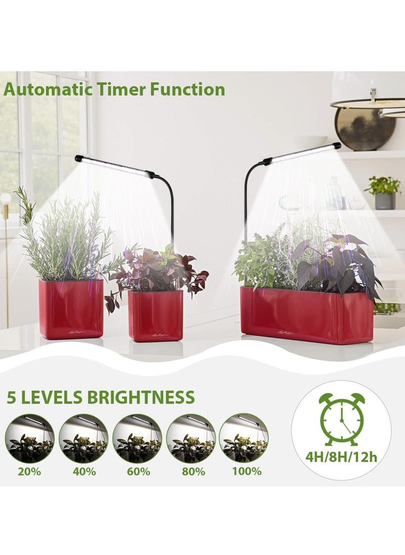 Generic 2Pack Plant Grow Light for Indoor Plants 6000K Full Spectrum Gooseneck Growing Lamp with Dimmable and Auto Timer 4 8 12H LED Grow Light for Indoor Pot Plants Bonsai Plant Houseplants  - Image 4