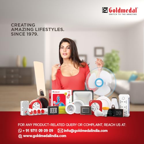 GOLD MEDAL Goldmedal Glazz 15W Round Ceiling Light | Recessed LED Downlight for False Ceiling |Cut Out :6.02 Inch |Downlight for Home,Hall,Room,Kitchen,Office,Shop |Cool Daylight (6500K) - Image 4