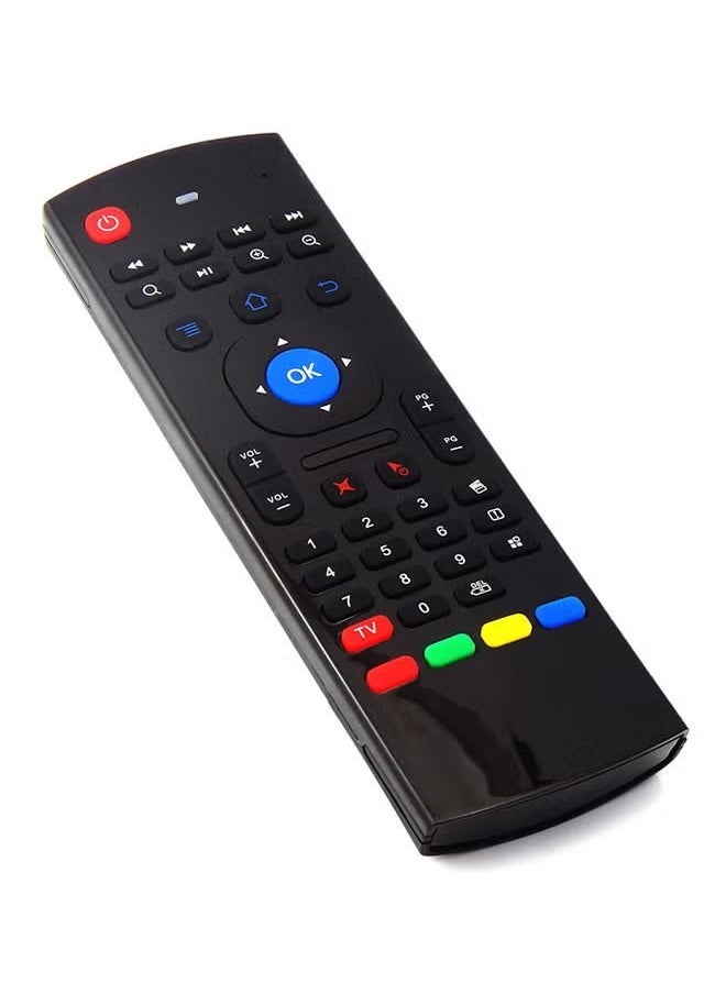 RII - 2.4GHz Wireless Keyboard Remote Fly Air Mouse For Android TV Box Black - Image 1