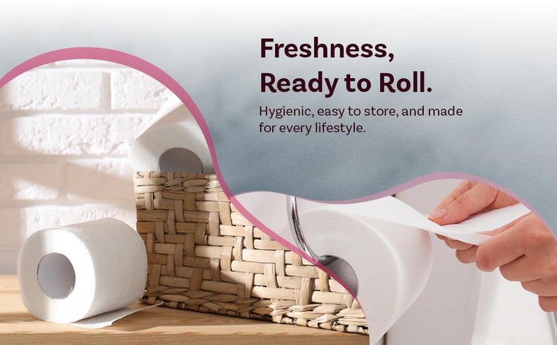Softouch Ultra Soft 3 Ply Toilet Paper Pack of 12 Family Mega Tissue Rolls Strong Bathroom Tissue Total 1680 Pulls 12 Regular Rolls - Image 5