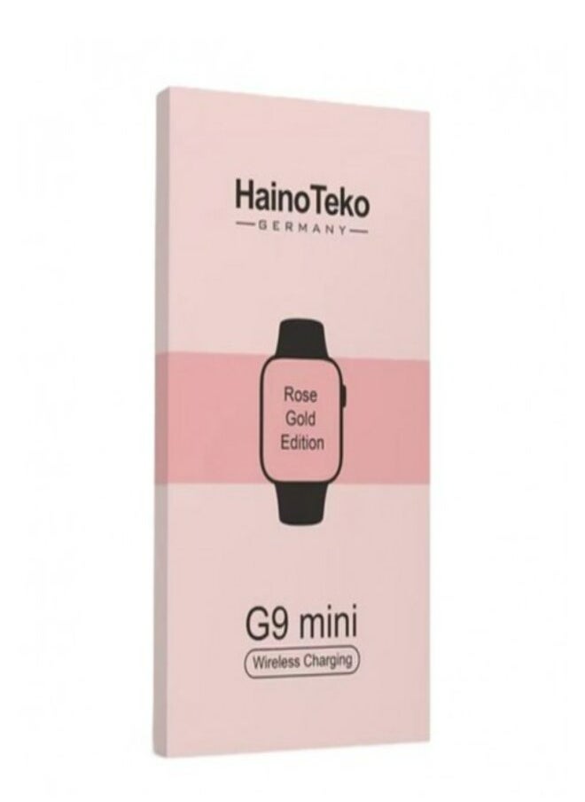 ساعة Haino Teko G9 Mini الذكية إصدار وردي ذهبي للسيدات مع ثلاث مجموعات من الأشرطة وحزام أنيق - pzsku/Z2BFF061DB5D42B99DBE1Z/45/_/1725118485/9fa5afc4-d21a-4ef2-80ab-537c4c8b7435