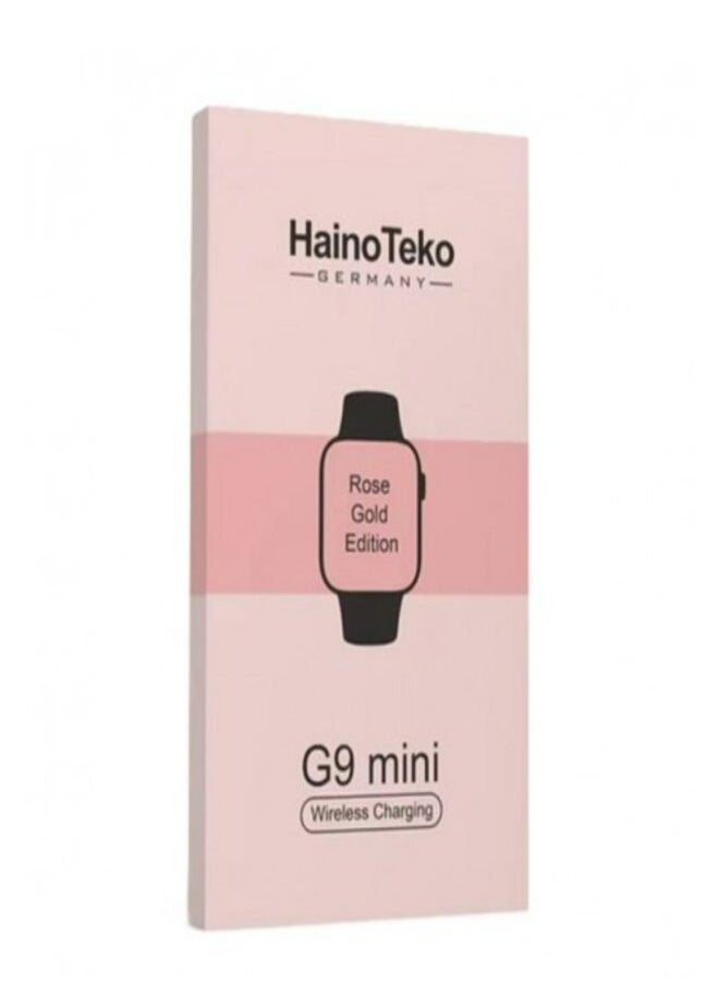 Haino Teko Haino Teko G9 Mini Smart Watch Rose Gold Ladies Edition with Three Sets of Straps and Stylish Strap  - Image 1