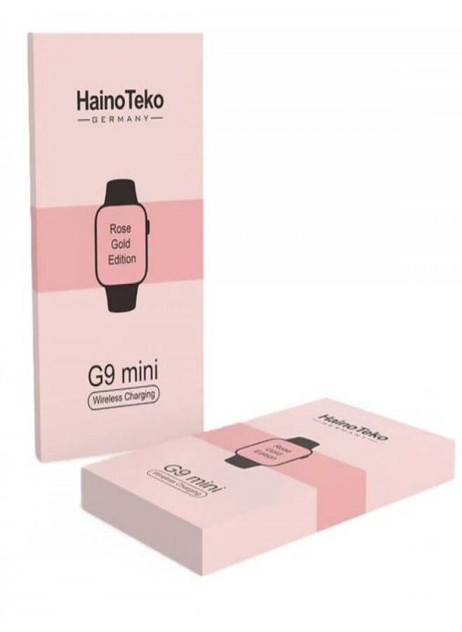 ساعة Haino Teko G9 Mini الذكية إصدار وردي ذهبي للسيدات مع ثلاث مجموعات من الأشرطة وحزام أنيق - pzsku/Z2BFF061DB5D42B99DBE1Z/45/_/1725118496/79dafd1a-57d1-4dcd-ac27-acf537cec1ea