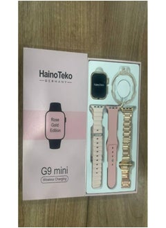 Haino Teko Haino Teko G9 Mini Smart Watch Rose Gold Ladies Edition with Three Sets of Straps and Stylish Strap  - Image 3
