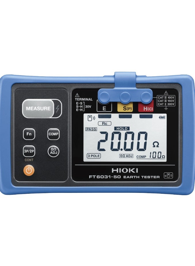 Hioki FT6031-50 Digital Earth Tester – Compact, Waterproof, and Dustproof Ground Resistance Tester, Easy-to-Use with Wide Measurement Range for Electrical Inspections and Field Testing - Image 5