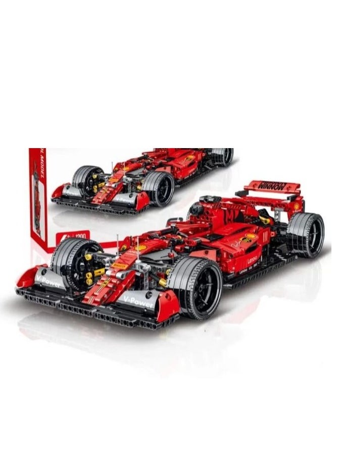 null - Formula 1 Sports Racing Car Building Kit Technic Building Blocks Set for Boys – F1 Challenge Car Construction Toy Creative Building Blocks for Boys and Girls Assembly Toy Character Play Figures Innovative Construction Blocks Educational and Fun Toy for Kids. - Image 1
