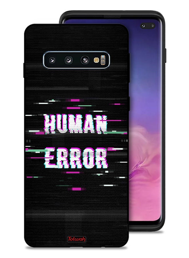 Tolwak Samsung Galaxy S10 Plus Protective Case Cover Human Error - Image 1