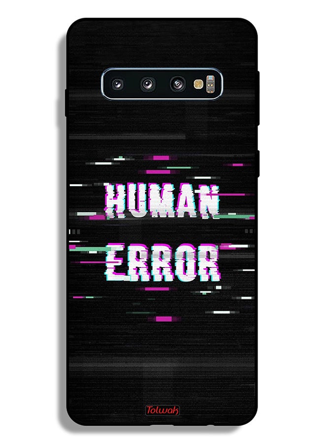 Tolwak Samsung Galaxy S10 Plus Protective Case Cover Human Error - Image 2