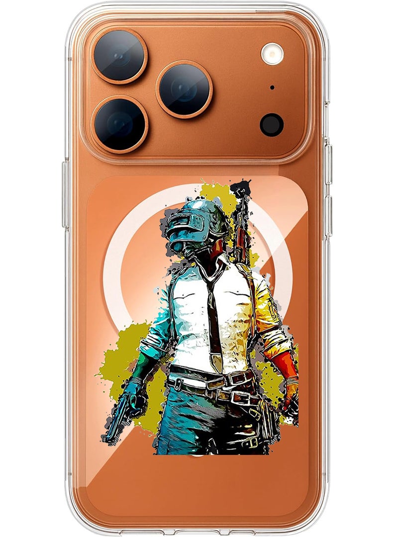 Theodor Magnetic Case for Apple iPhone 17 Pro Compatible with MagSafe Wireless Charging, Shockproof Phone Bumper Cover - rabbit (2) - Image 1