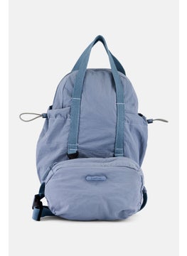 bebe Women Brand Logo Backpack 20 L x 31 H x 11 W cm, Blue  - Image 1