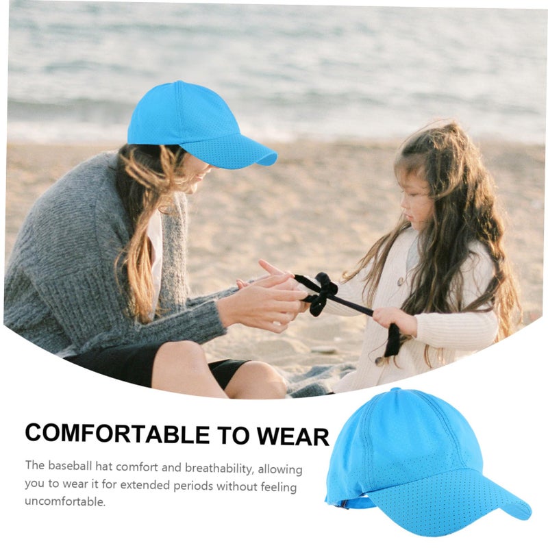 4 Pack Quick Dry Baseball Cap For Men And Women Sun Hat Peaked Cap - Image 5