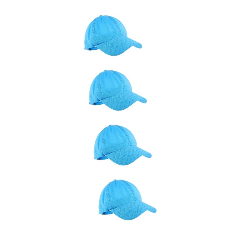 4 Pack Quick Dry Baseball Cap For Men And Women Sun Hat Peaked Cap - Image 2
