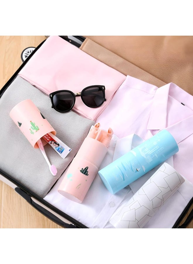Smart Bathroom Trip Organizer - Compact Comb with 2 Soap Dispensers and Mirrors to Save Space and Easily and Neatly Organize Shower Items for Travel or Daily Use