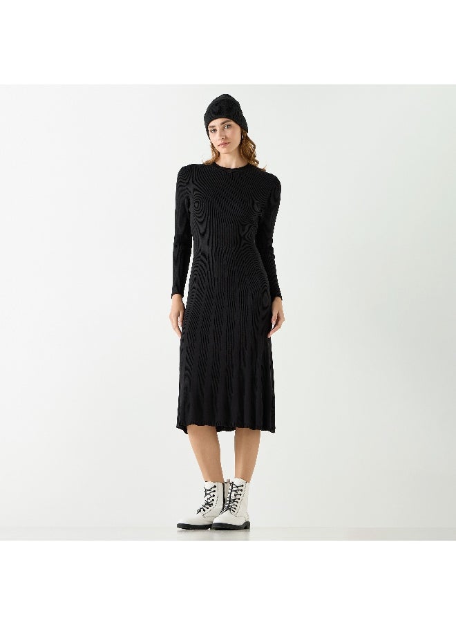 2Xtremz - 2Xtremz A-line Dress with Long Sleeves - Image 1