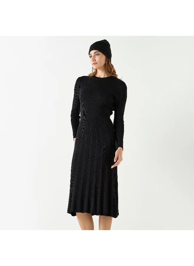 2Xtremz 2Xtremz A-line Dress with Long Sleeves