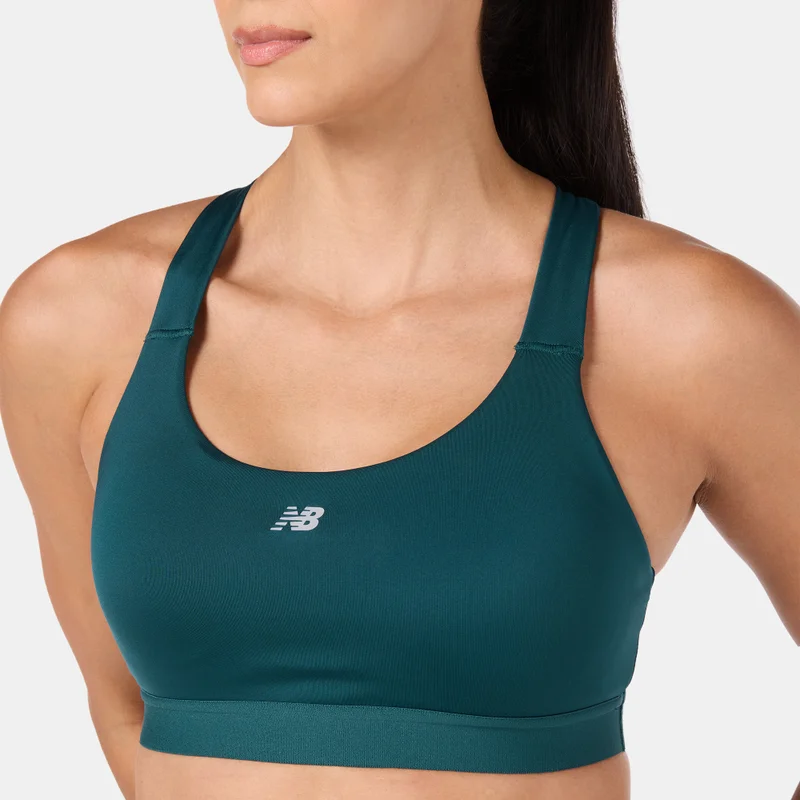 New Balance Green Women's Essential Train Bra for Women | Best Price UAE