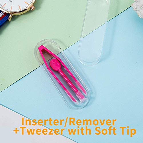 ofone Contact Lens Remover Tool for Soft Lenses, 5 Pack Contact Lens Applicator with Tweezers Case Portable Contact Lens Removal and Inserter Tool for Traveling - Image 5
