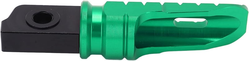 Tbest Front Footpeg Footrest 2pcs T6063 Aluminum Alloy Anti Slip Rustproof Replacement for GPR125 APR150 RS125 TUONO125 GPR250 (Green) - Image 2